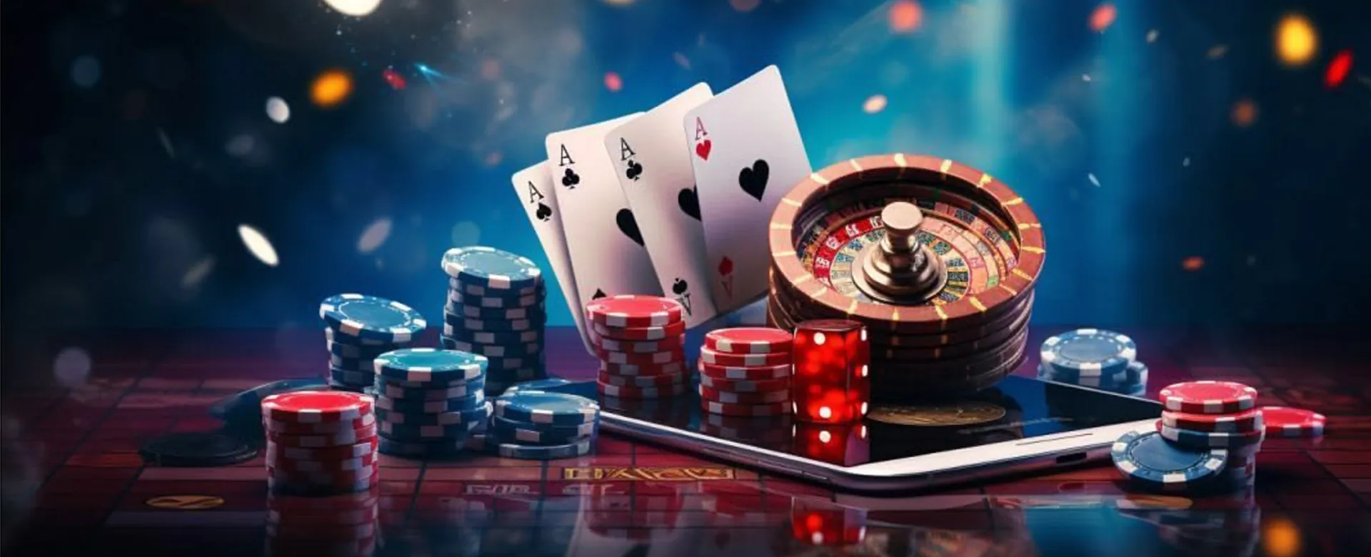Spinplus Casino 2026 Main Banner with exciting casino games and golden elements